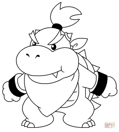 Coloriage Bowser Jr Coloriages à imprimer gratuits