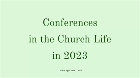 Conferences in the Church Life in 2023 - in the Lord's Recovery