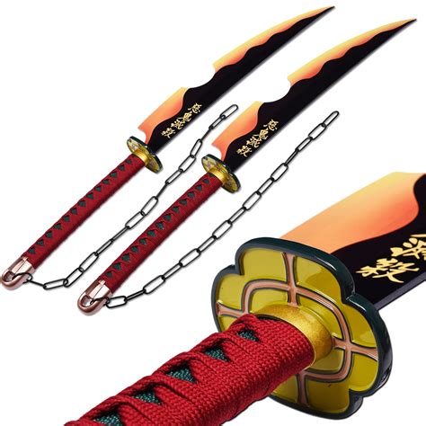 Buy Ziqing Katana Anime Cosplay Demon Slayer Real Metal Rengoku