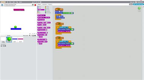 Scratch 20 Create A 2 Player Pong Game Tutorial Youtube
