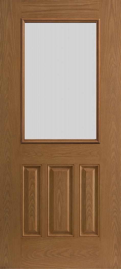 Blt Belleville Oak Textured Panel Door Half Lite With