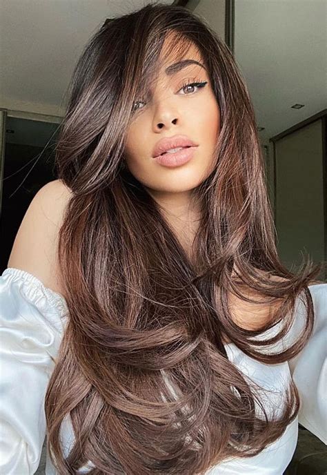 50 Stylish Brown Hair Colors And Styles For 2022 Dark Chocolate Golden Brown