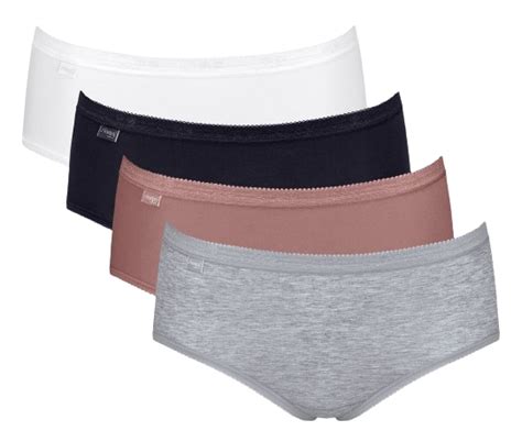 Sloggi Basic Dames Midi 4 Pack Multiple Colours 16 V016 Voordelig