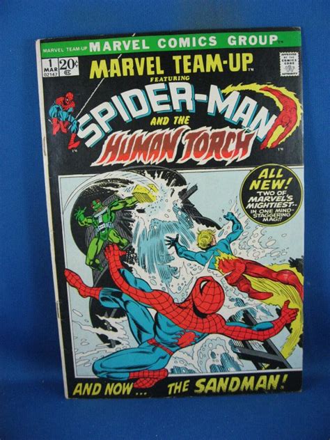 Marvel Teamup Vg F Spiderman First Issue Comic Books Bronze