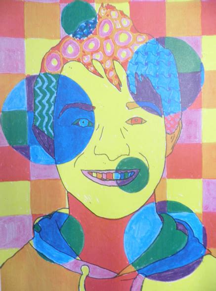 Bricks Wood School Art Activities Hot And Cold Portraits With Year Th Grade