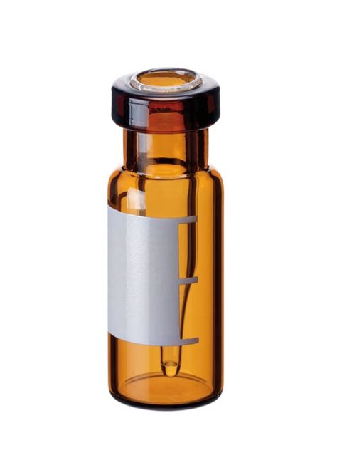 Fisherbrand Mm Crimp Neck Vial Amber Glass Top Bonded Integrated