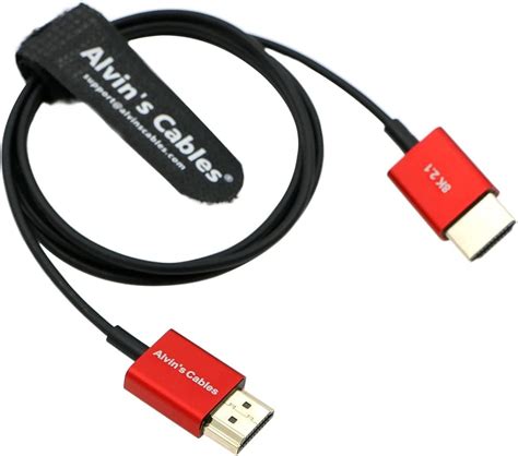 Alvin S Cables 8K HDMI 2 1 Cable 48Gbps High Speed Ultra Thin HDMI