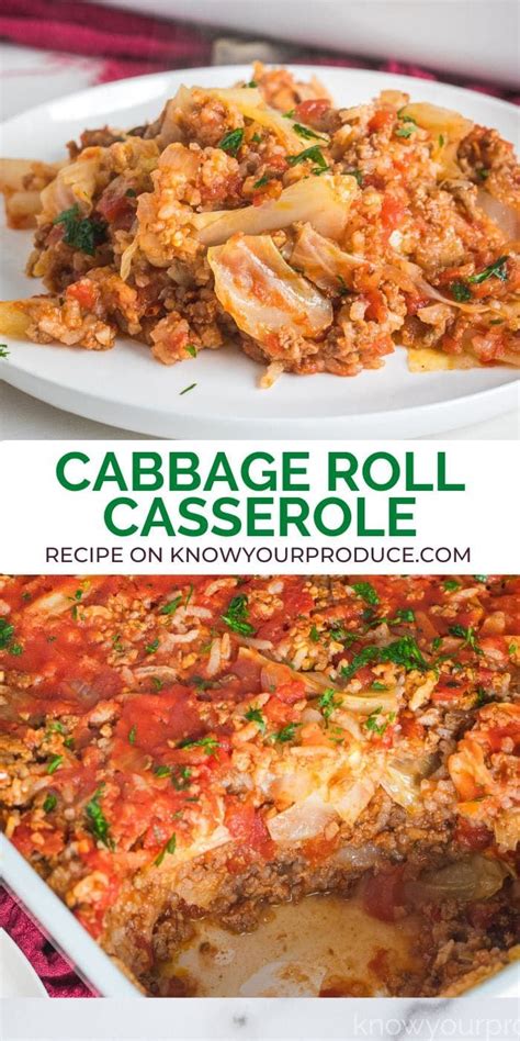 This Cabbage Roll Casserole Is The Lazy Way To Enjoy A Comfort Food