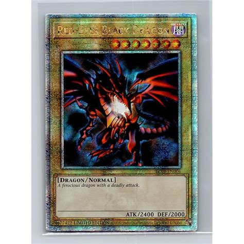 2023 Yu Gi Oh Red Eyes Black Dragon LC01 EN006 QCR Attribute Error