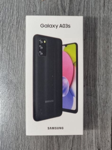 SAMSUNG GALAXY A03S 32GB BLACK DUAL SIM UNLOCKED BRAND NEW SEALED WITH