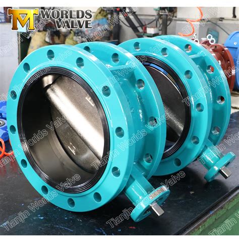 Awwa Standard Double Flanged Butterfly Valves Asme B Class From