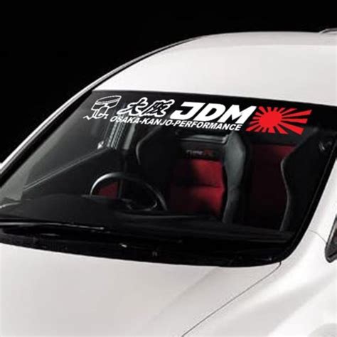 Jual Sticker Stiker Jdm Kanjo Osaka Performance Kaca Universal Kab