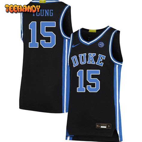 Duke Blue Devils Ryan Young 2023 Black College Basketball Jersey