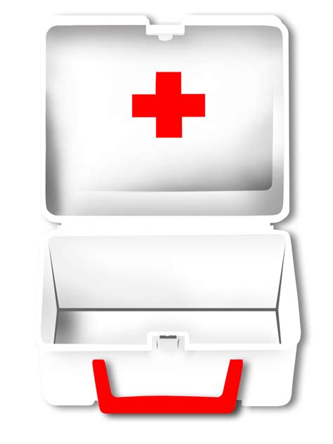 Open First Aid Kit Empty Clip Art Library