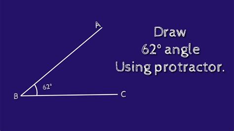 How To Draw Degree Angle Using Protractor Shsirclasses Youtube