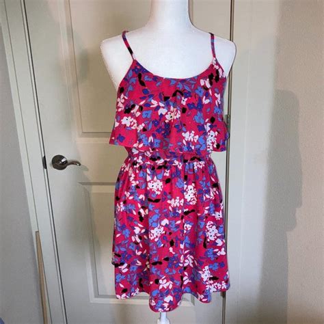 Elle Hot Pink Floral Sundress Pink Floral Sundress Floral Sundress