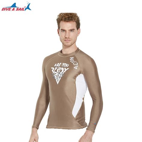 Aliexpress Buy Dive Sail Lycra Upf Men Rash Guards Body Suits