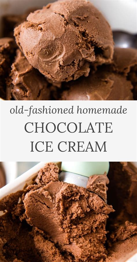 Old Fashioned Homemade Chocolate Ice Cream Artofit