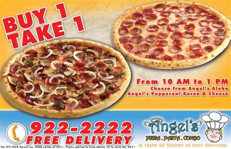 JB Personal & Business Blog: Angels Pizza Lenten Special