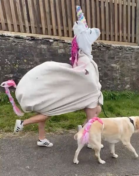 Hilarious Dog-Walking Costumes By Clare Meardon | Others