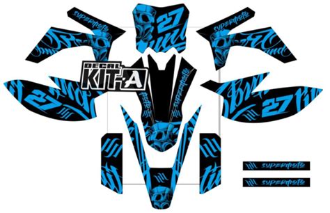 Decal Stiker Viar Cross X Dekal Stiker Striping Custom Fullbody