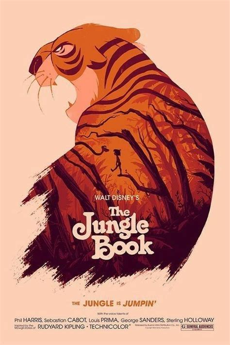 The Jungle Book 1967 Phil Harris Sebastian Cabot Louis Prima Disney Posters Jungle Images