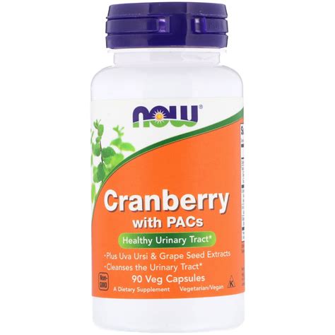 Now Foods Standardized Cranberry 90 Veg Capsules Byclue