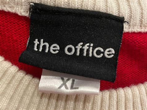 The Office Red And White Knitted Ugly Christmas Sweater Gem