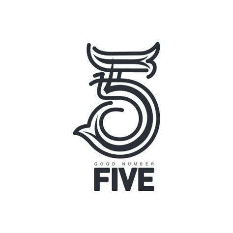 number  logo vector images