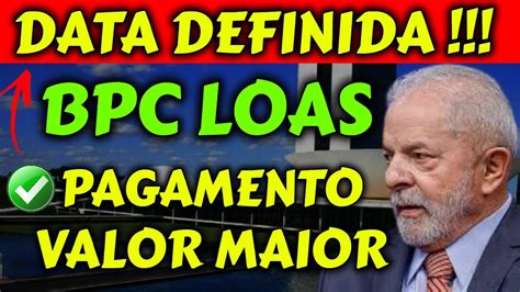 Bpc Loas Definido Novo Salario Para Bpc Reajuste Salarial Youtube