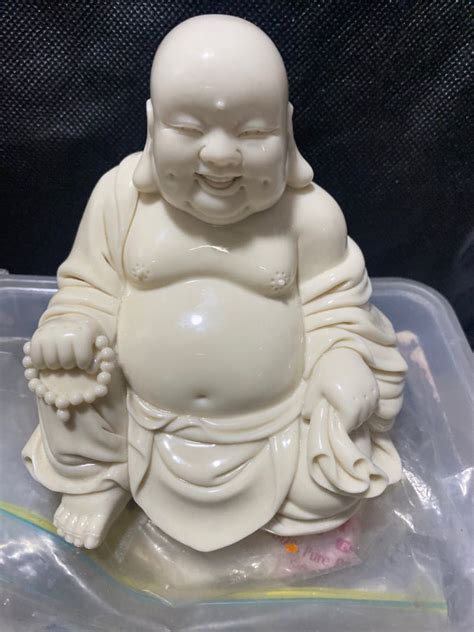 Laughing Buddha White Porcelain Cm Hobbies Toys Memorabilia