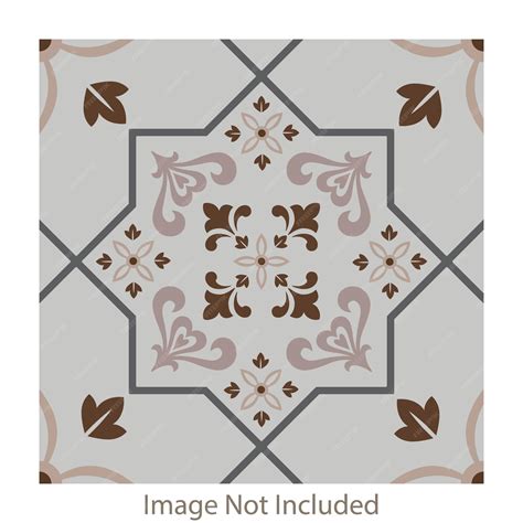 Premium Vector Colored And Realistic Ceramic Floor Tiles Ornaments