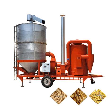 Small Maize Grain Cleaner And Wheat Paddy Dryer Machine Agricultural