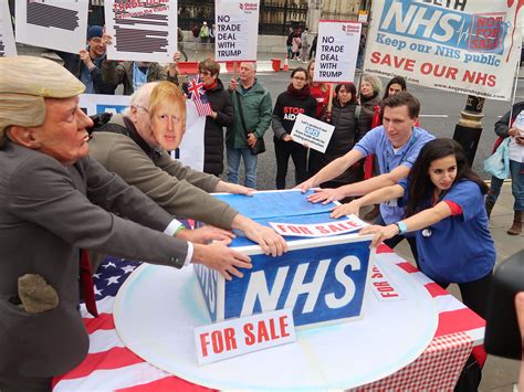 Campaigners demand Boris Johnson take NHS “off the table” - Left Foot