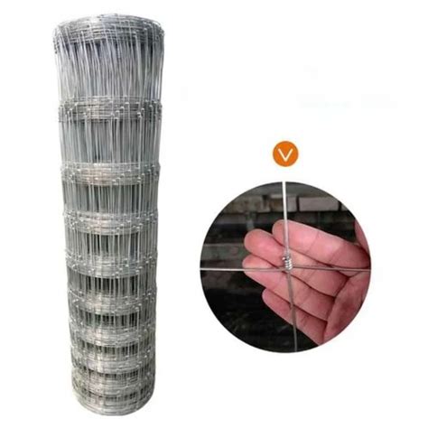 High Tensile Wire Mesh Electro Galvanized Hinge Joint Field Fence Goat