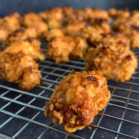 Low Carb Spicy Popcorn Chicken Air Fryer Or Oven