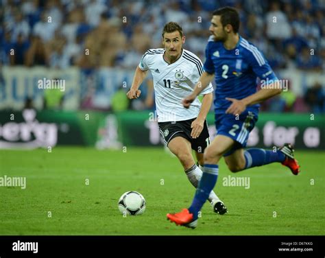 Germany S Miroslav Klose Controls The Ball During The Uefa Euro