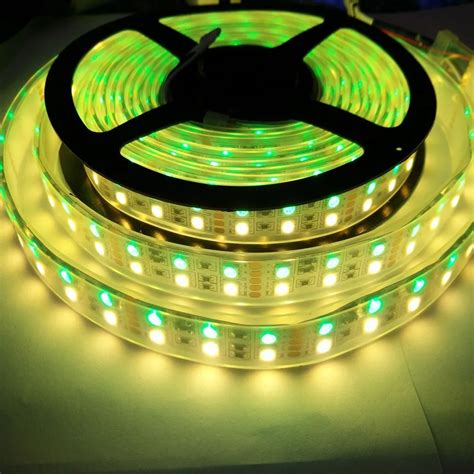 Silicon Tube Ip Waterproof Dc V Rgbw Led Strip Double Row