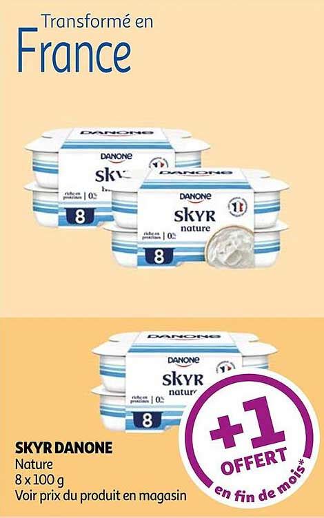 Promo Skyr Danone Chez Auchan Icatalogue Fr