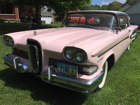 Edsel 1958 Citation Pinkwhite 2 Door Htp Engine V8 475 Super Express