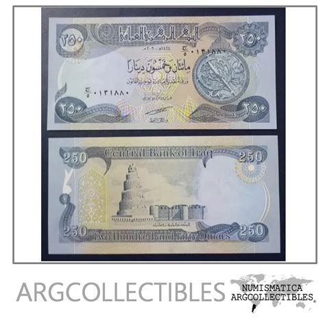 Irak Billete Dinars Pick Unc Argcollectibles