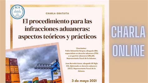 Charla Gratuita El Procedimiento Para Las Infracciones Aduaneras