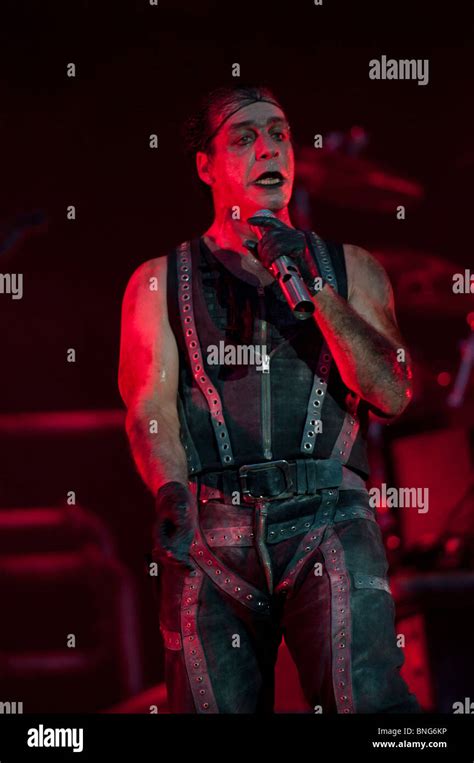 Bis Lindemann Rammstein Sänger Stockfotografie Alamy