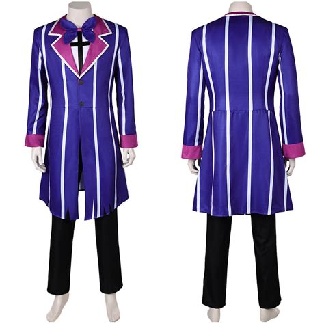 Tv Hazbin Hotel Alastor Blue Outfit Cosplay Costume Outfits Halloween