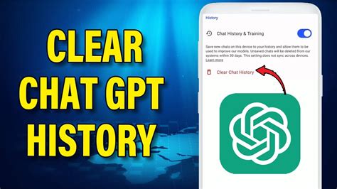 How To Delete Chatgpt History Clear Chat Gpt Question History Youtube