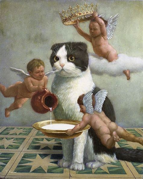 This Artist Captures The True Royalty Of Cats With His 11 Classical