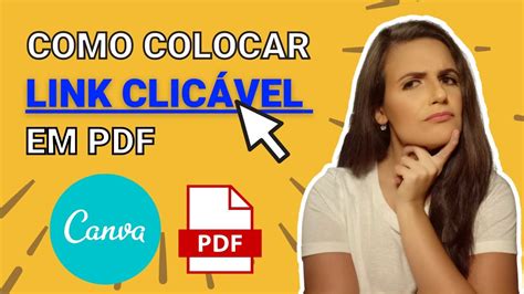 Como Colocar Link Em Pdf No Canva R Pido E F Cil Youtube