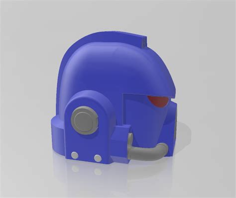 Warhammer Space Marine Helmet By Reprops Download Free Stl Model