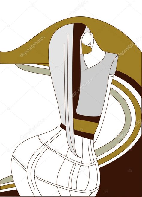 Vector fashion illustration — Stock Vector © missbobbit #1125941