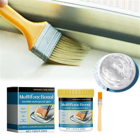 Polyurethane Waterproof Coating, 150ml Transparent Repairing Leak ...